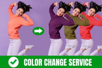 color change, color correction with enhancement in photoshop