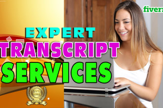 transcribe audio and do video transcription in less than 24 hours