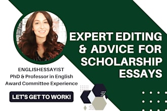 edit and perfect your scholarship essay