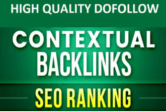 create tier 2 and 3 contextual seo dofollow backlinks
