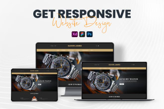 design your website pages in figma, xd and photoshop