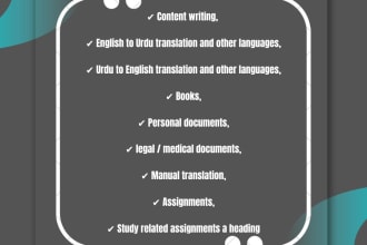 do a fast typing job, retype scanned documents, your typist