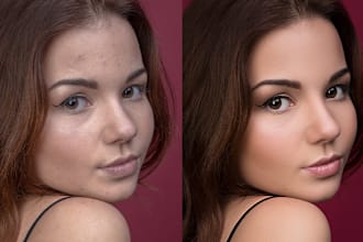 do corporate business headshot retouch