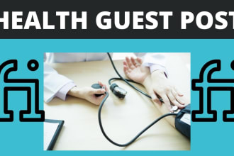 do guest post on pure health niche website
