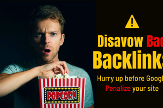 disavow spammy, toxic, bad backlinks and remove moz spam score in 8hr