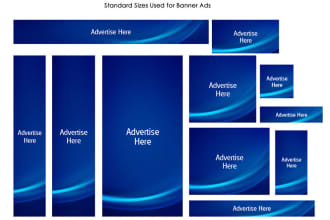 create banner ads that will comply with the requirements