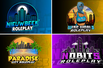 do professional roleplay logo for fivem and discord for you