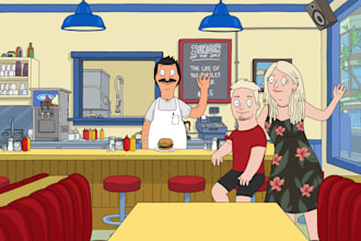 draw you in bobs burgers style