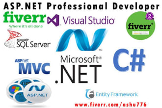 create website using aspnet, aspnet mvc, sql