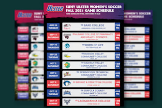 design editable sports schedule flyer, sports timetable