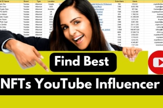 find best crypto and nft youtube influencer list