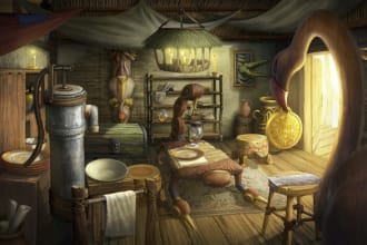 create  game, visual novel in anime background
