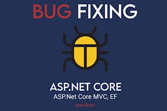 fix bugs in asp dot net core or  mvc or desktop applications