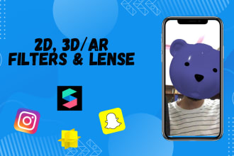 create pro quality instagram or snapchat filter