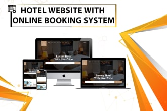 create hotel website with online booking system