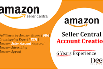 set up amazon seller account and amazon business account