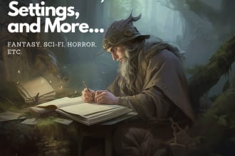 create or write lore for your characters, setting, or ttrpgs