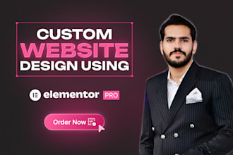 design a fully functional website using elementor pro