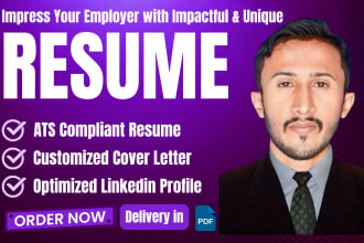 do ats resume, cover letter, linkedin, tech resume, federal resume writing
