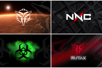 design a simple, minimal, gaming esports logo in 1 day