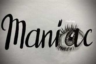 create calligraphy art design for you