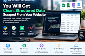 do web scraping and data extraction