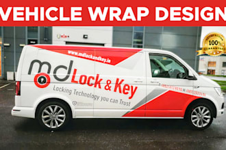 design professional vehicle wrap, car wrap, van wrap, truck wrap for print