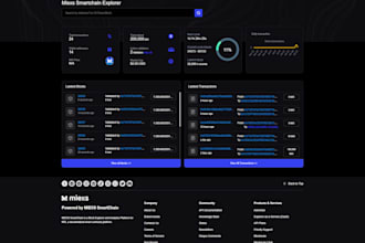 build a blockchain explorer cloned from ethereum