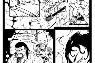 draw your comic page or cover