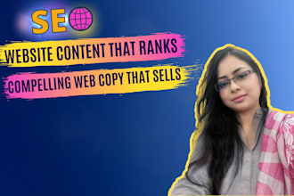 be your SEO website content writer, copywriter