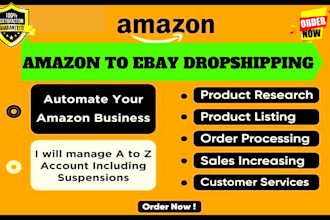 do amazon to ebay dropshipping listing