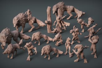 any 3d digital sculpting work