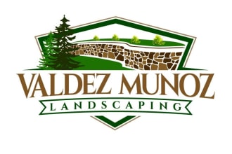 design landscape, lawn care, vegetable and garden logo