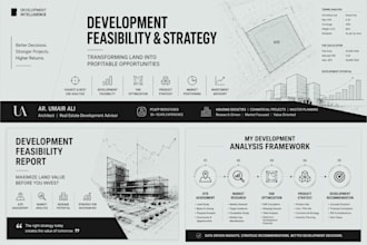 prepare a real estate development feasibility and highest and best use report