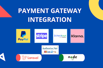integrate any payment gateway into codecanyon laravel, PHP, nodejs script