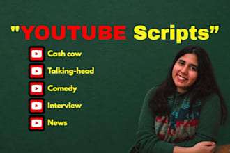 write your youtube video script