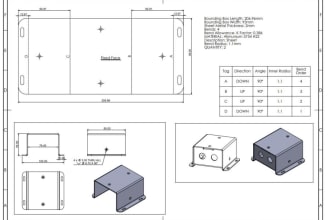 design sheet metal,cad models for manufacturing