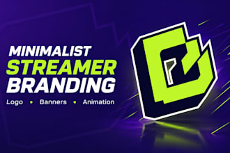 design professional graphics for streamer and logo animation