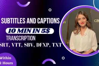 add subtitles and captions, srt to video professionally