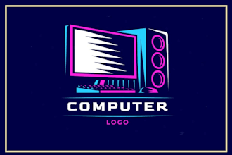 design custom computers  logo
