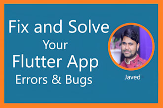 fix and solve flutter errors