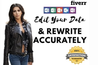 do typing work, file conversion, or copypaste data entry