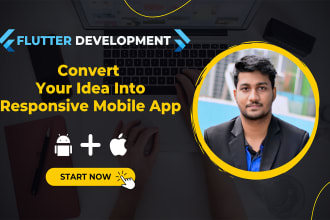 be flutter developer for ios app and android app development