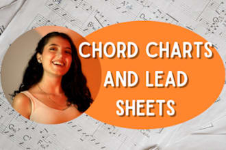 make chord charts and lead sheets for any song