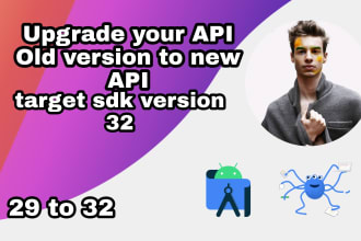 upgrade apps API level  to new API level by android studio