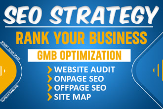 plan a robust SEO strategy and optimize your gbp
