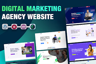 design personal portfolio website or digital marketing agency website