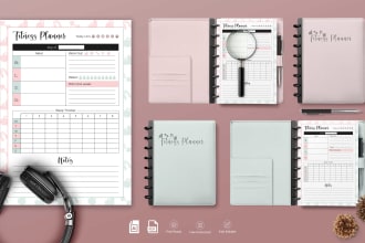 journal, workbook, agenda, goodnotes, expense tracker, and custom planner design