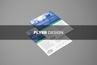 design modern flyers brochures and marketing materials fast