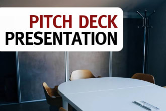 design winning pitch deck for you
